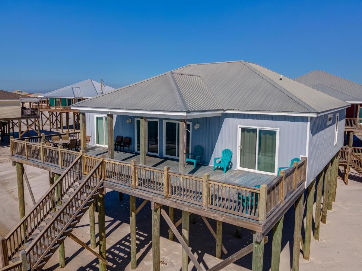 Awake On The Gulf - Gulf Front! Gaze Up At The Stars From Your Large Deck While Listening To The Waves Crash, Home Dauphin Island Buitenkant foto