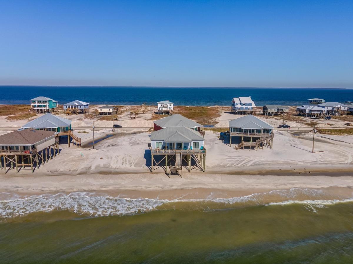 Awake On The Gulf - Gulf Front! Gaze Up At The Stars From Your Large Deck While Listening To The Waves Crash, Home Dauphin Island Buitenkant foto